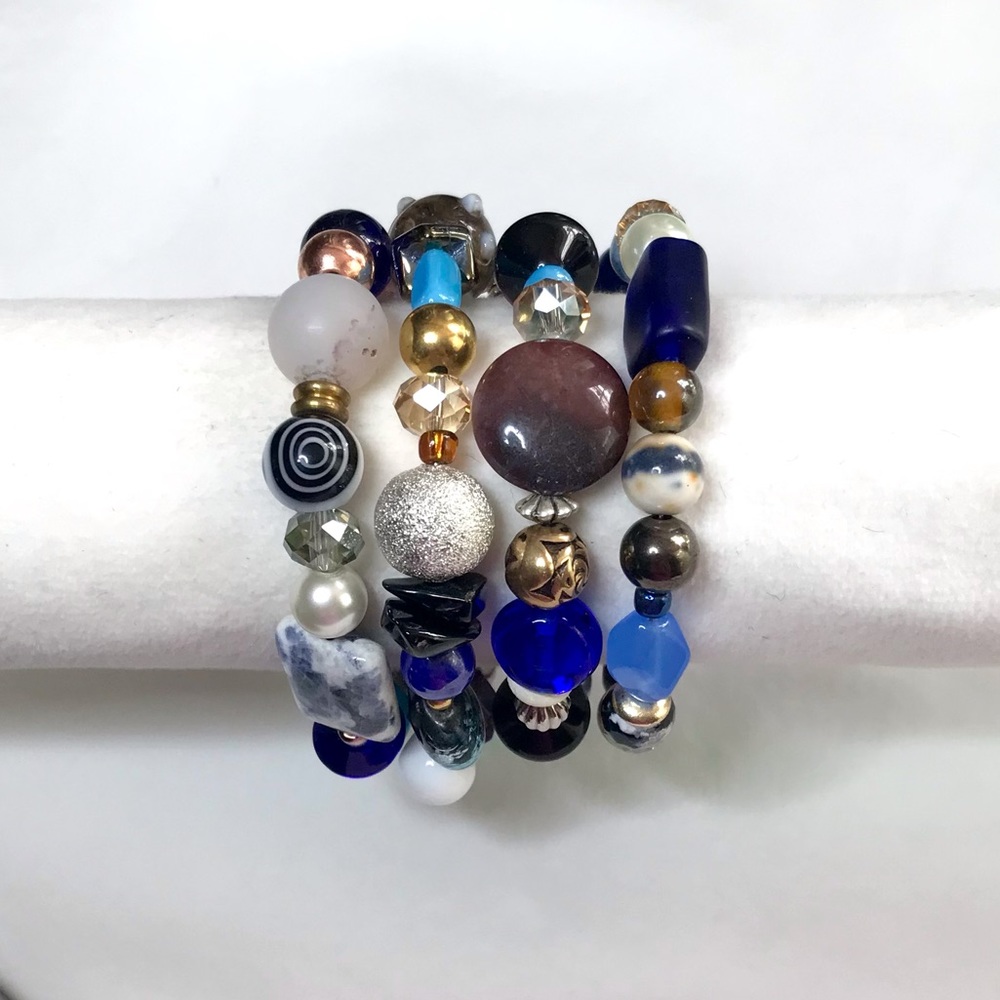 Handmade Bracelet with Modern & Vintage Elements (NB53-6H) New Without Tags - Picture 6 of 9
